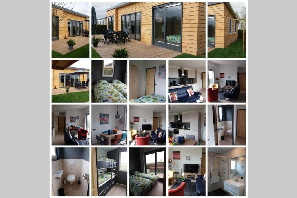 luxe Vakantie bungalow met 3 slaapkamers Dronrijp Bagian luar foto